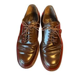 Joan & David Couture 81711 Chocolate Brown Mens 7.5 Lace Up Derby